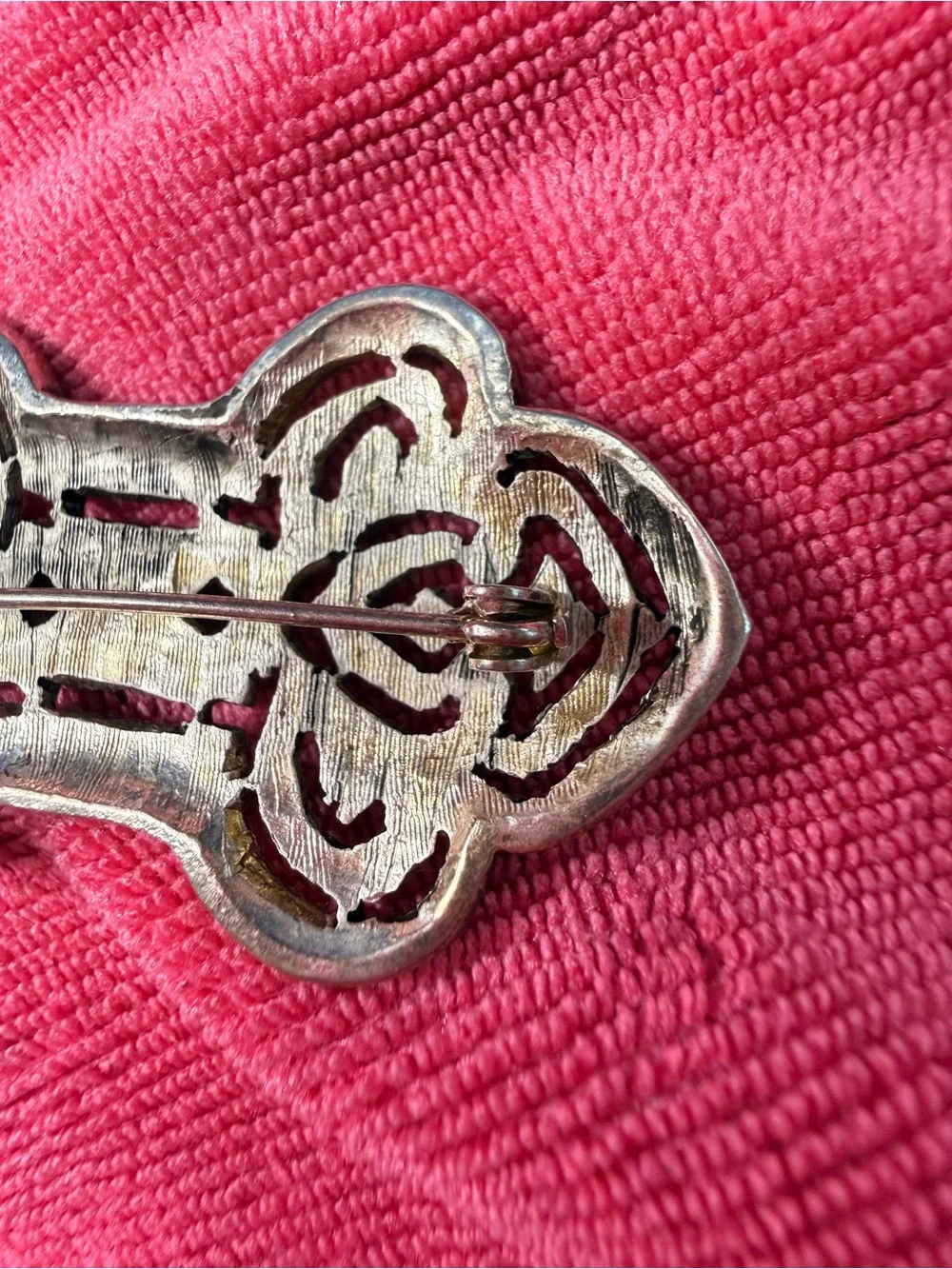 1940’s Silver Filigree Brooch passed over by Great Grandmother from Germany